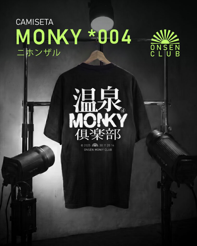 Camiseta Onsen Monky Club